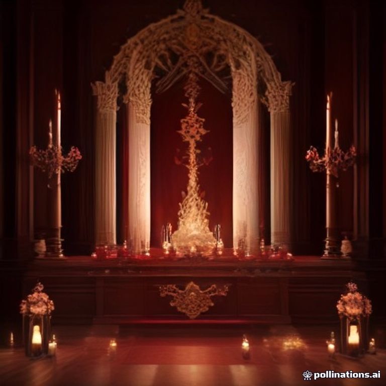 Bàn thờ gia tiên thanh tịnh trang nghiêm đón tết