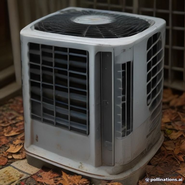 Bụi bẩn bám kín cánh tản nhiệt cục nóng