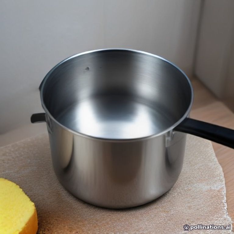 Đánh bóng nồi chảo inox bằng baking soda