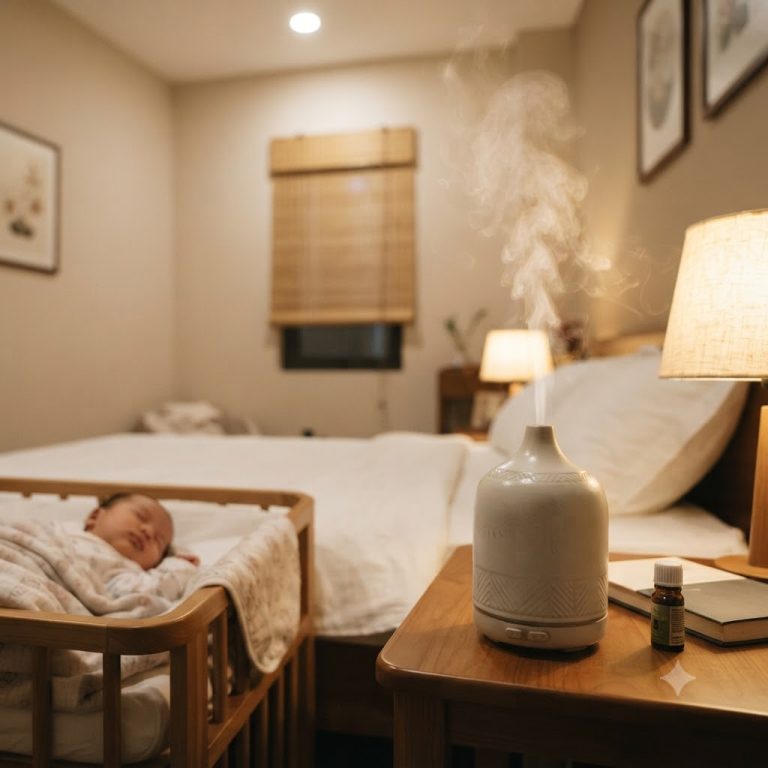 Đèn xông tinh dầu xua đuổi muỗi trong phòng ngủ gia đình