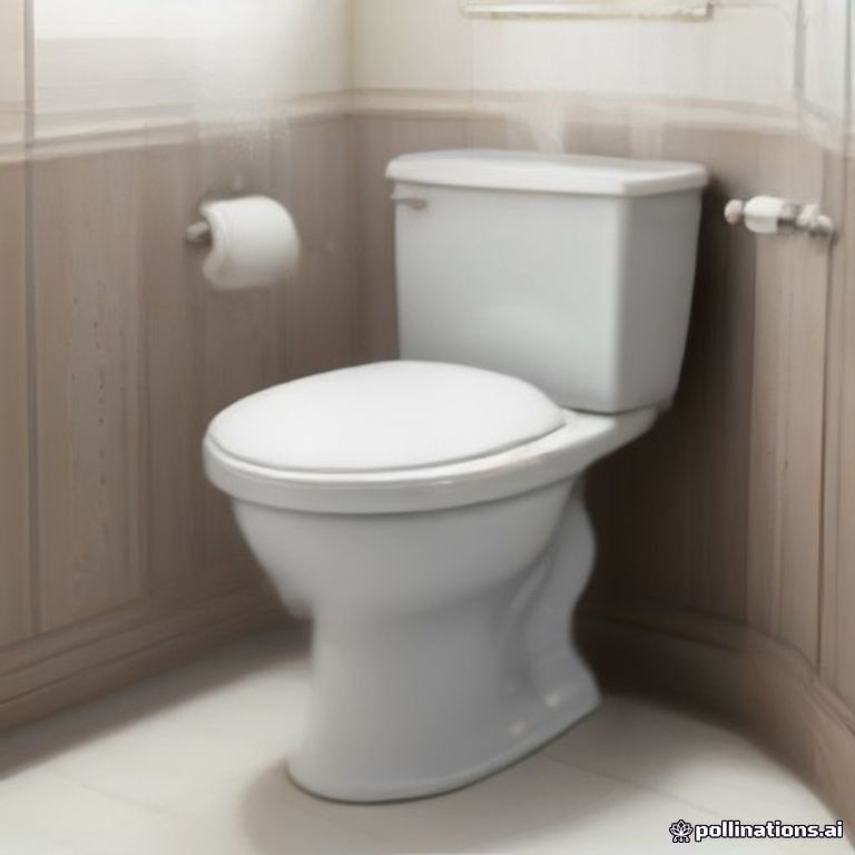 Đổ giấm trắng vào két nước bồn cầu