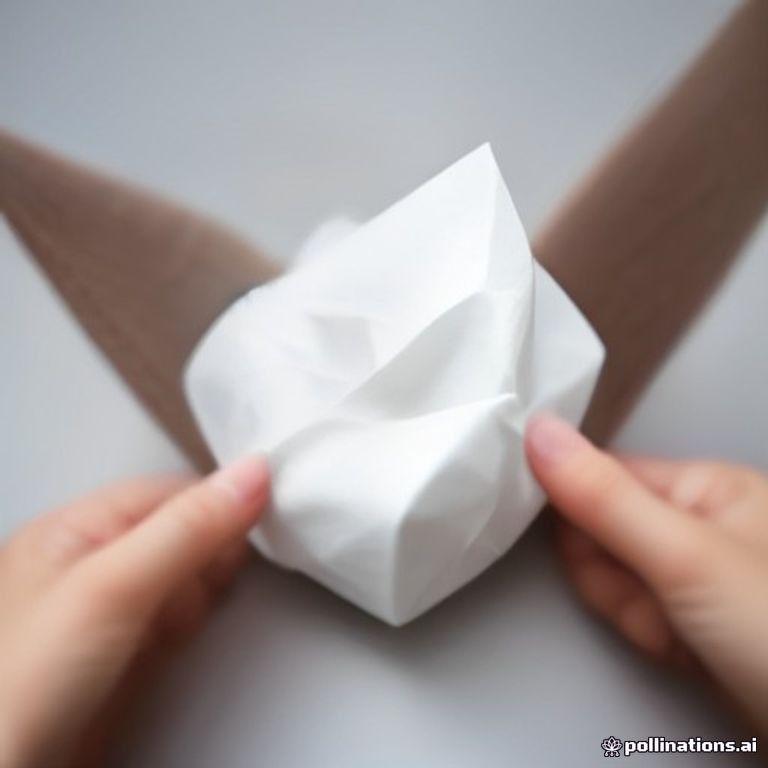 Dùng khăn giấy dày chụp bắt kiến ba khoang an toàn