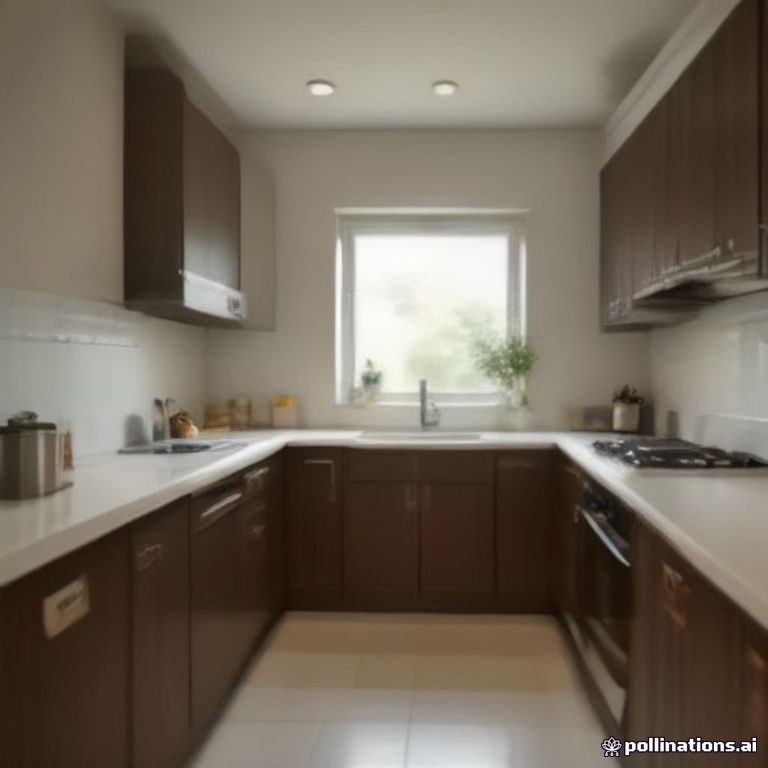 Gian bếp sáng bóng sạch kin kít không còn nhờn dính