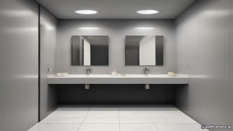Tiêu chuẩn vệ sinh tại nhà vệ sinh siêu thị hiện đại
