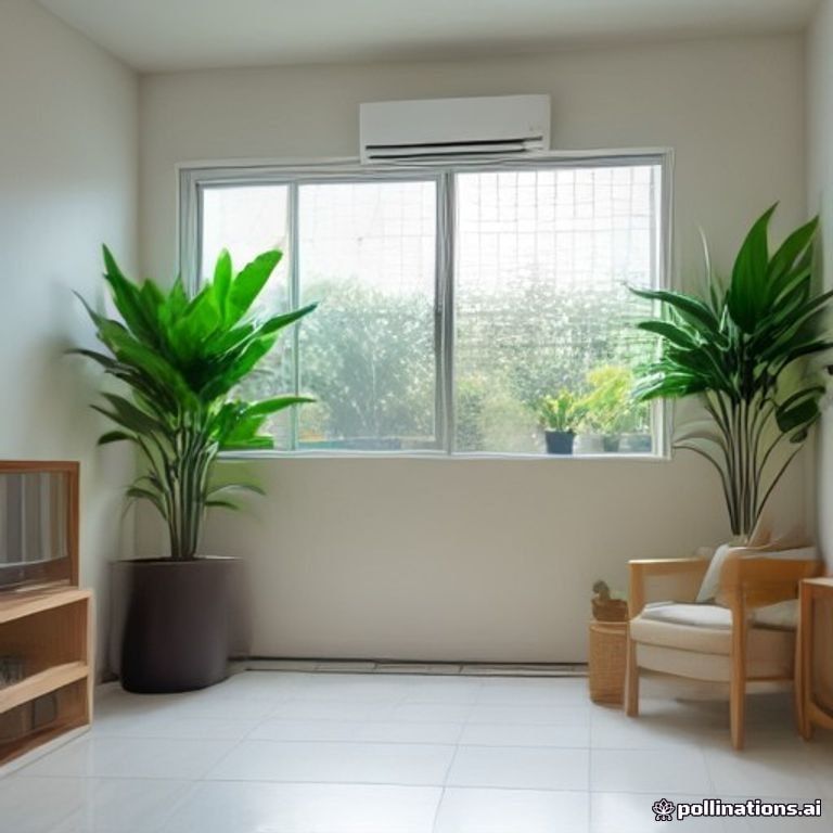 Quạt hơi nước sạch sẽ phả gió mát trong phòng