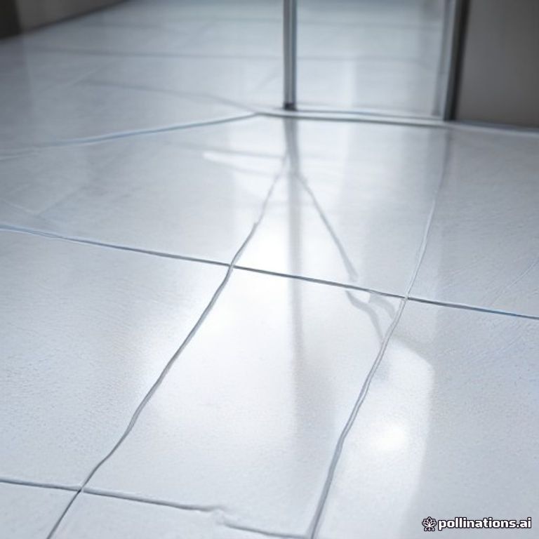 Quét phủ lớp dung dịch làm bóng đều khắp mặt gạch