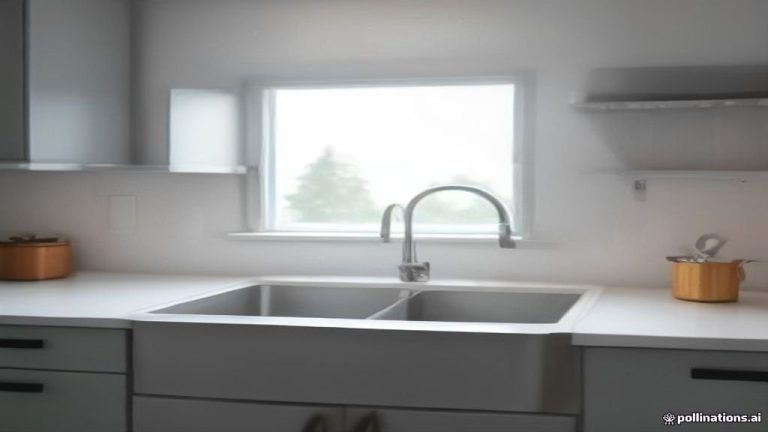 Tẩy rỉ sét inox trên chậu rửa bát và vòi sen