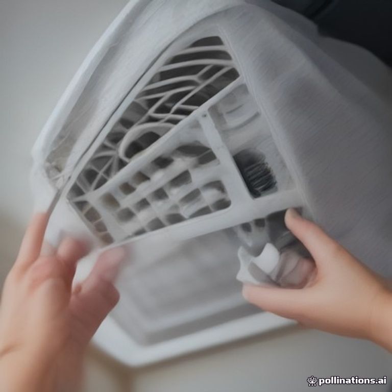 Tháo màng lọc bụi thô dàn lạnh điều hòa