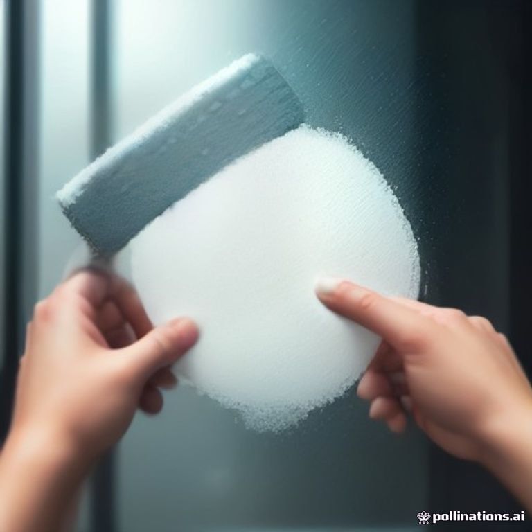 Thoa dầu ăn làm mềm lớp keo dính trên kính