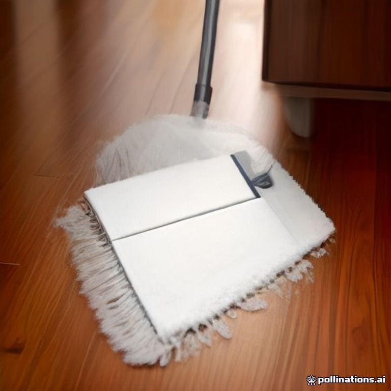 Vắt khăn ráo nước trước khi lau sàn gỗ