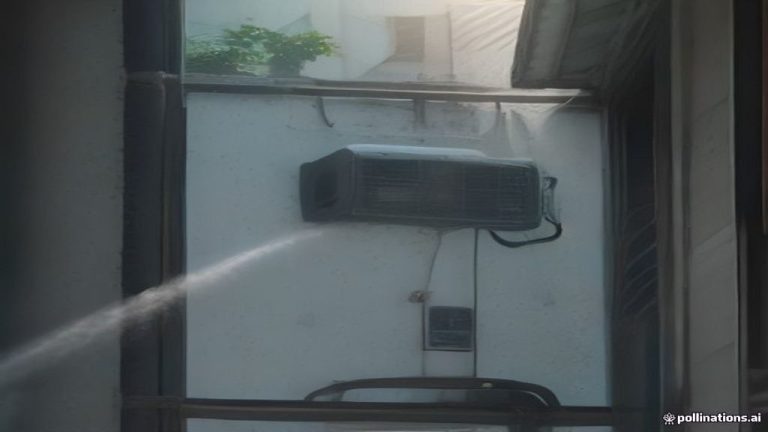 Vệ sinh cục nóng điều hòa ngoài trời an toàn