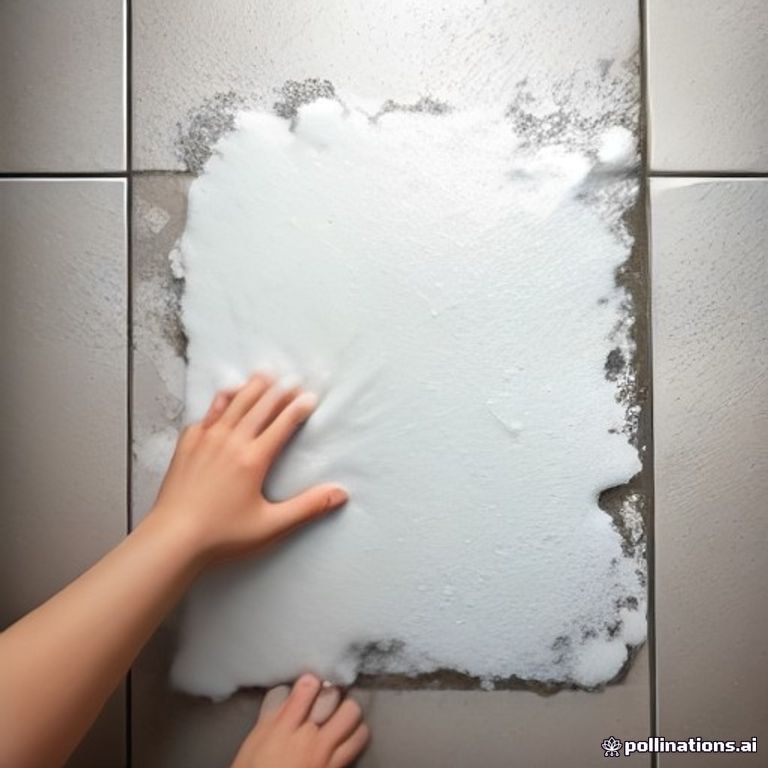 Xịt bọt baking soda và nước rửa chén làm tan dầu mỡ