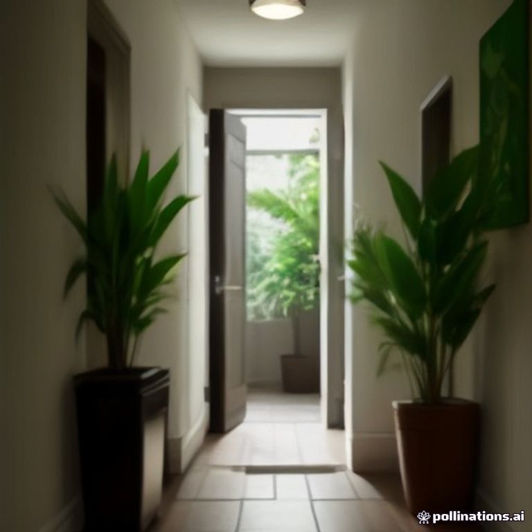 Xịt nước tỏi quanh lối đi và chậu cây cảnh