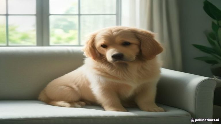 Xử lý lông chó rụng trên sofa và thảm trải sàn